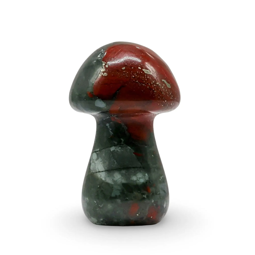 Stone - Bloodstone - Sculpture - Mushroom