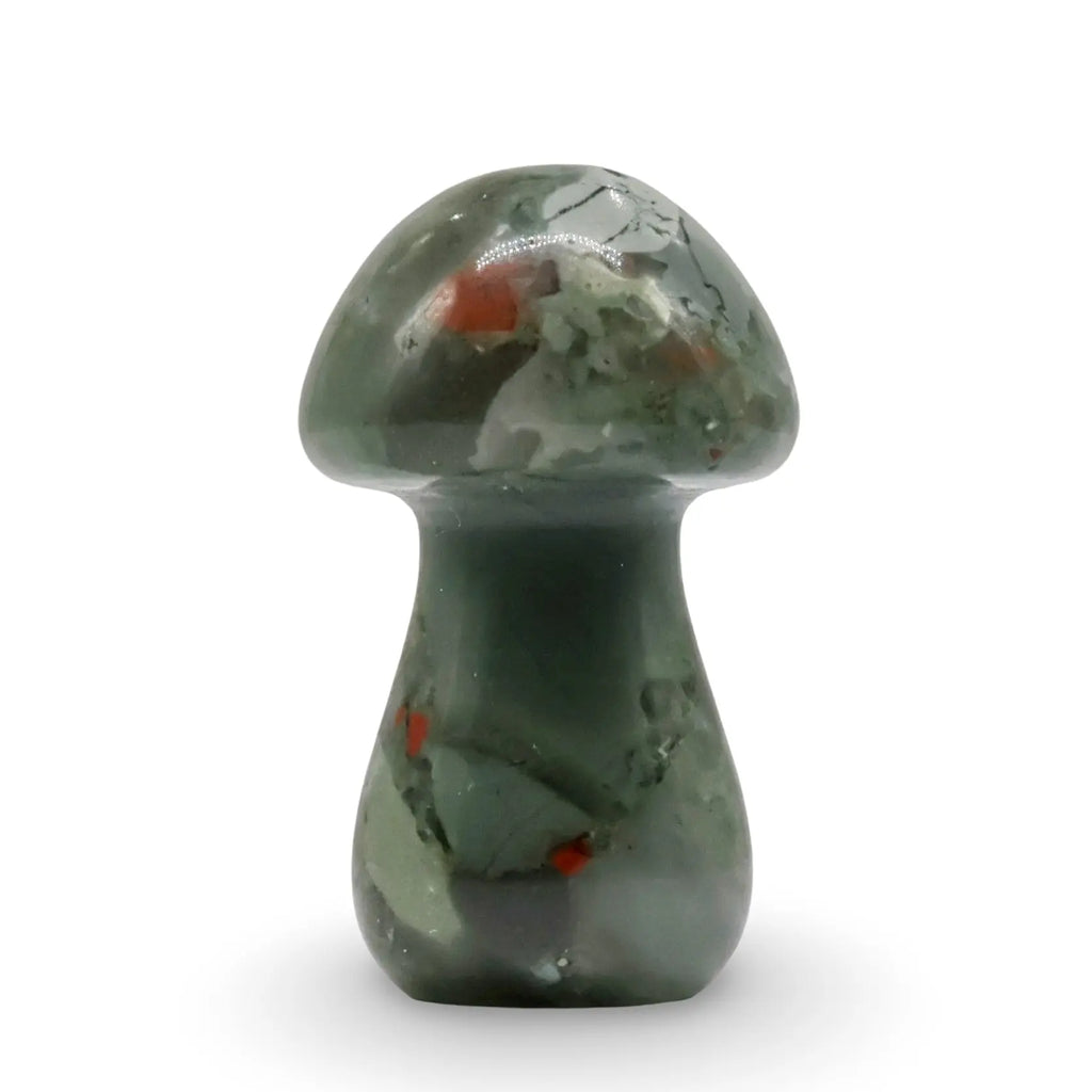 Stone - Bloodstone - Sculpture - Mushroom