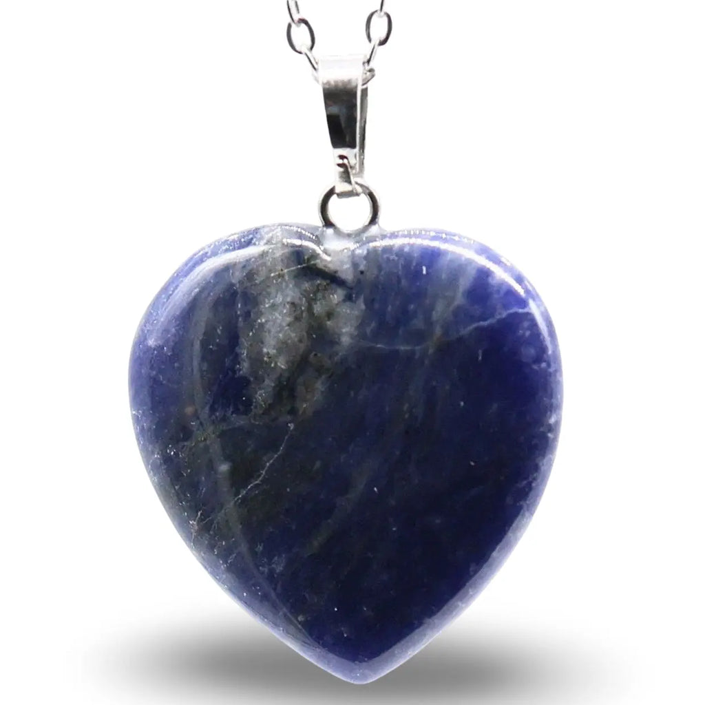 Necklace - Heart Shaped - Sodalite