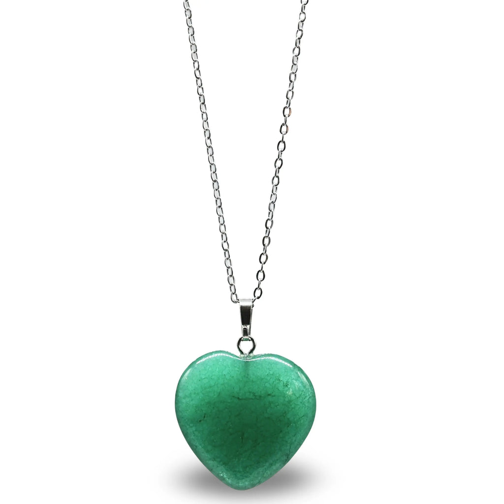 Necklace - Heart Shaped - Malaysia Jade