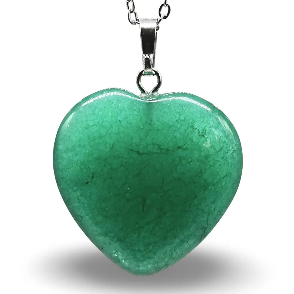 Necklace - Heart Shaped - Malaysia Jade