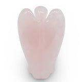 Stone - Natural Rose Quartz - Angel Sculpture - 2"