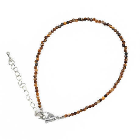 Bracelet - Tiger Eye - Faceted - 2mm