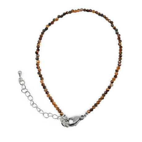 Bracelet - Tiger Eye - Faceted - 2mm