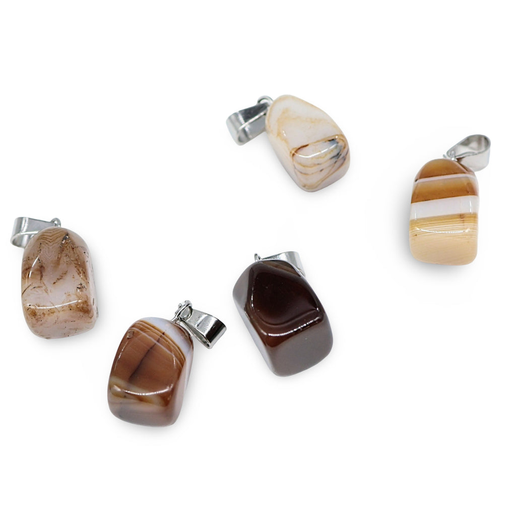 Necklace - Natural Banded Agate