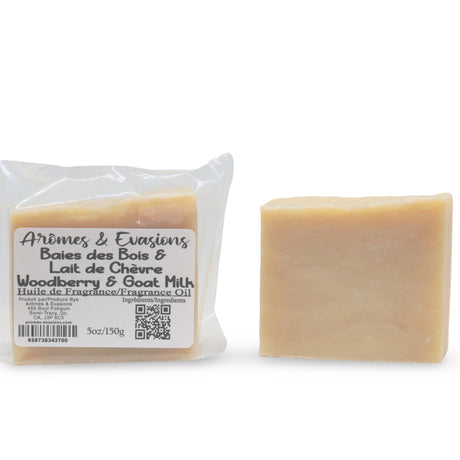 Soap Bar - Cold Process - Woodberry & Goat Milk - 5oz