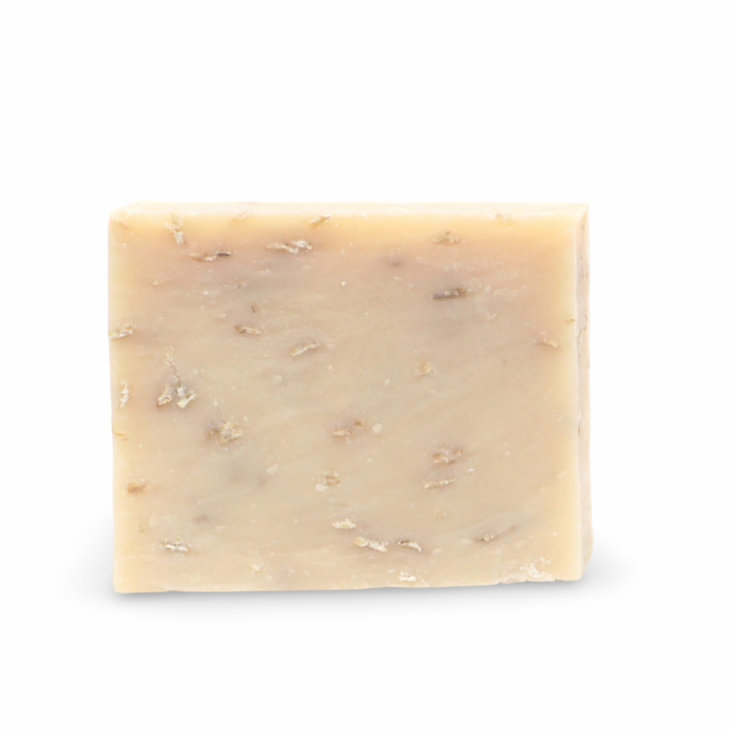 Soap Bar - Cold Process - Exfoliant - Oatmeal & Goat Milk - Unscented - 5oz