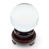 Wicca & Pagan - Clear Crystal Ball on Stand - Small