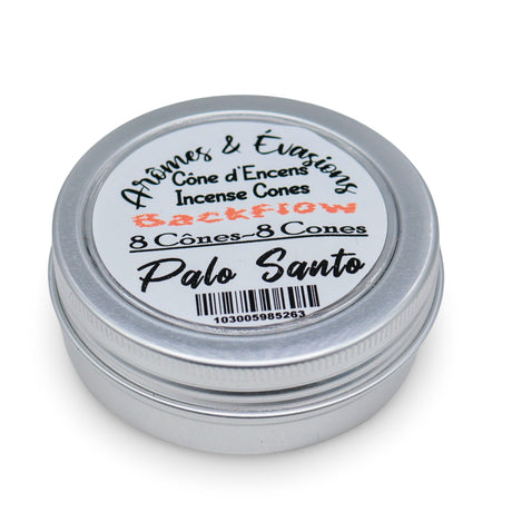 Incense - Backflow Cones - Palo Santo - 8 Cones
