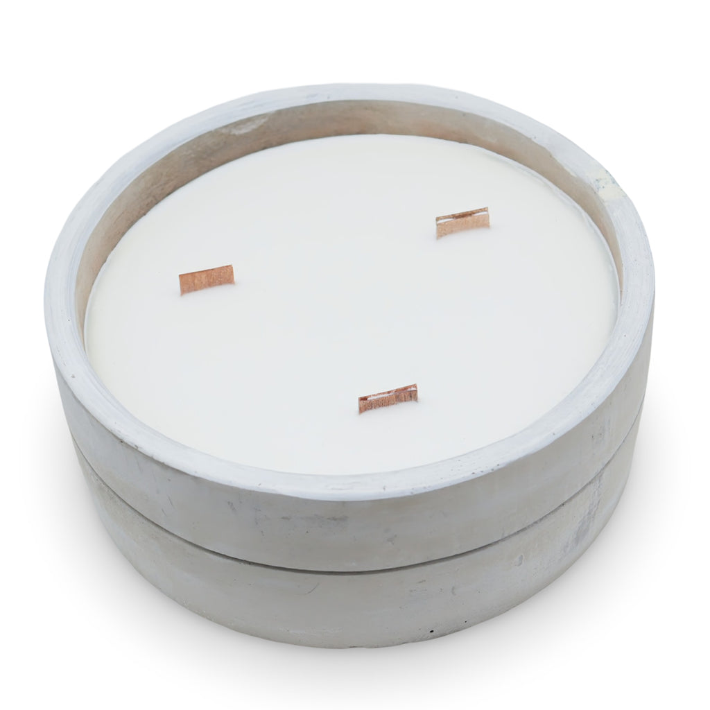 Scented Soy Candle - Large Round - Crushed Vanilla & Orange