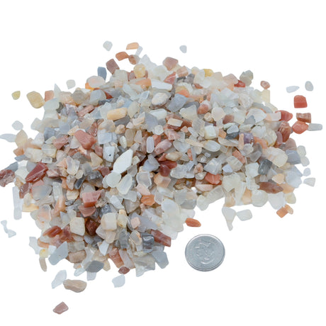 Stone - Rough Chips - Moonstone Multi