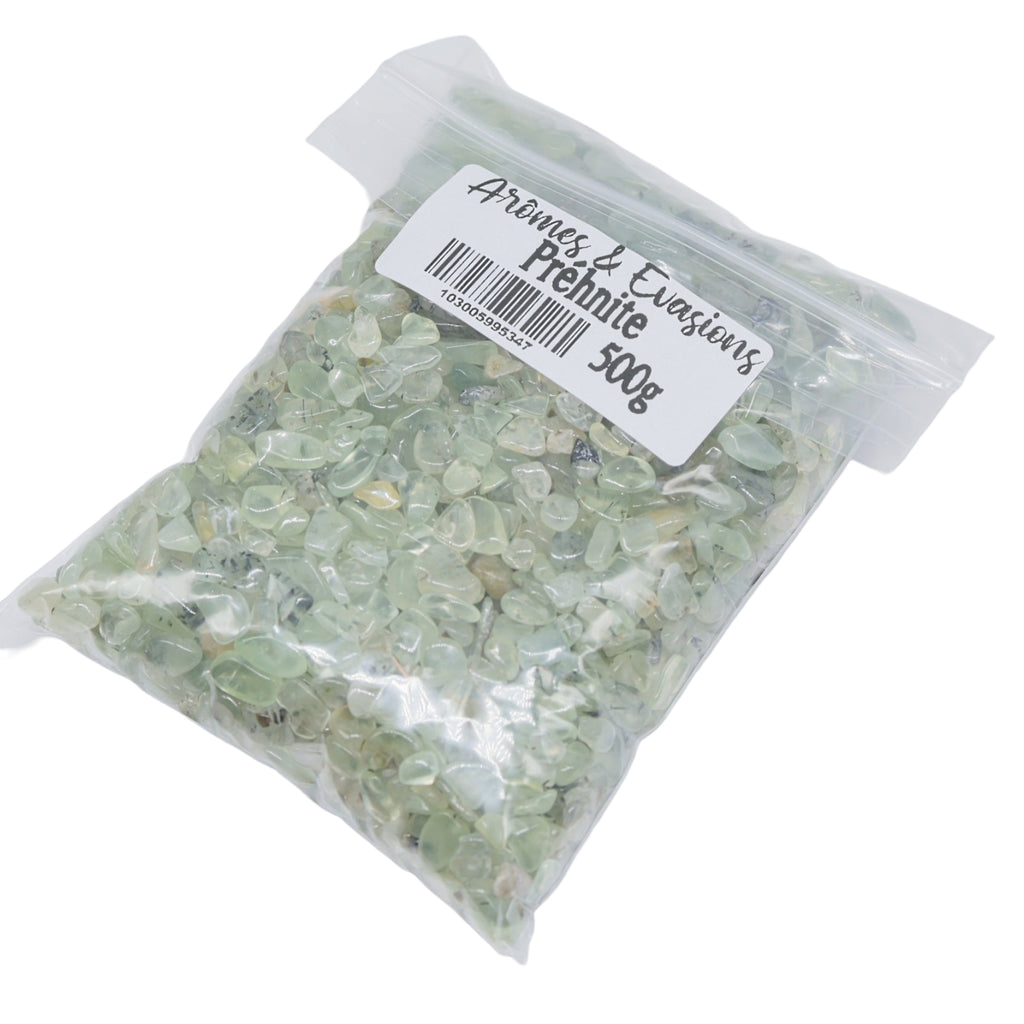 Stone - Tumbled Chips - Prehnite - 5mm to 8mm 100 g