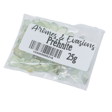 Stone - Tumbled Chips - Prehnite - 5mm to 8mm 10 g