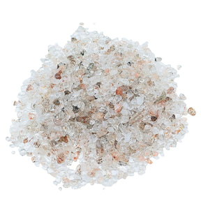 Stone - Tumbled Chips - Rutiled Quartz - 3 to 4mm 10 g