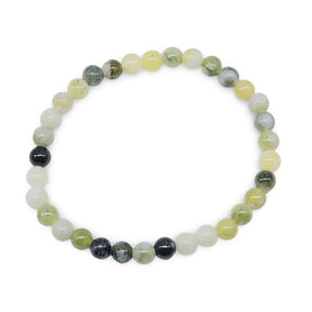 Bracelet - Natural Qinghua Jade - 6mm