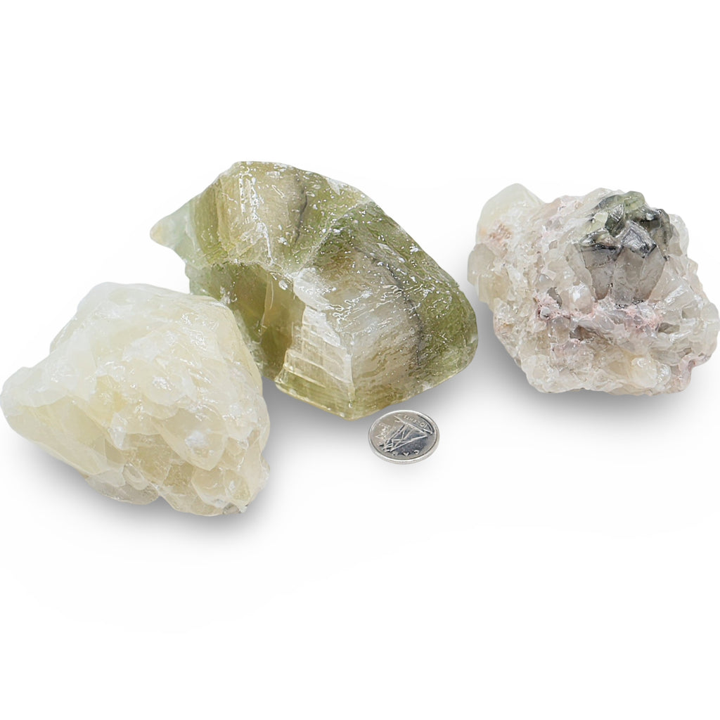 Stone - Specimen -Green Calcite - Rough