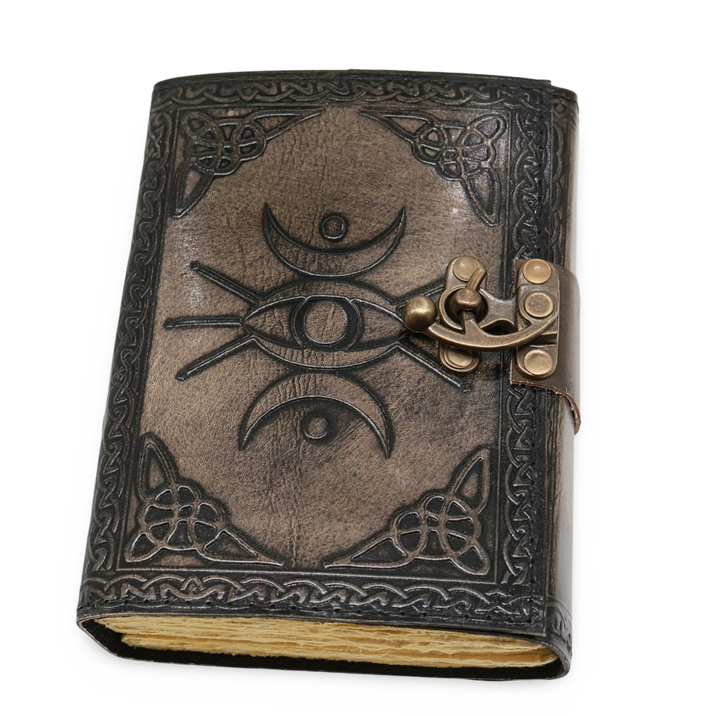 Wicca & Pagan - Leather Journal - Eye Of Horus Third Eye