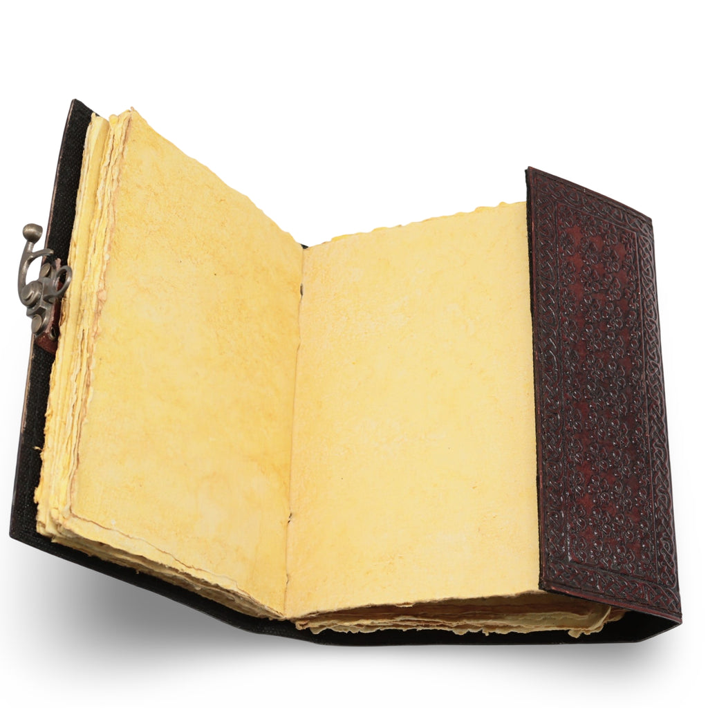 Wicca & Pagan - Leather Journal - Brown Eagle