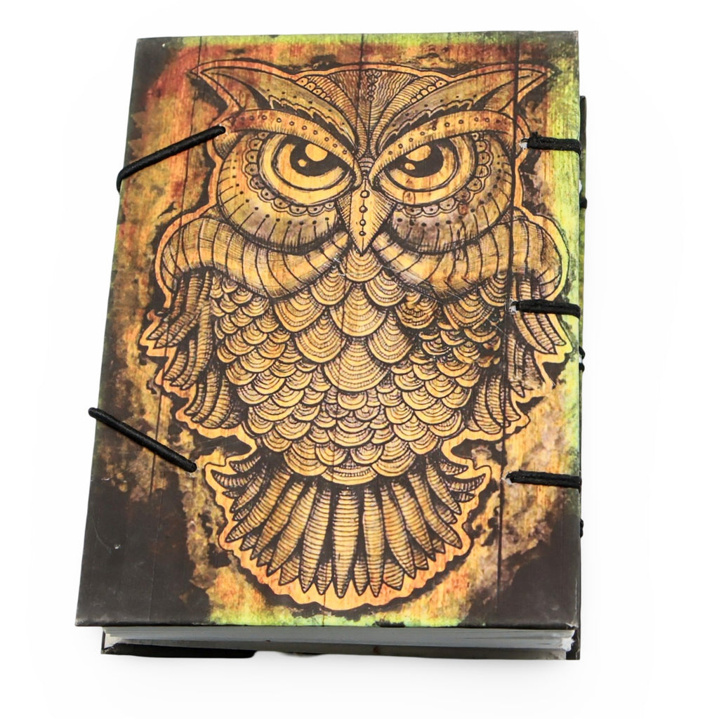 Wicca & Pagan - Hardcover Journal - Beautiful Owl