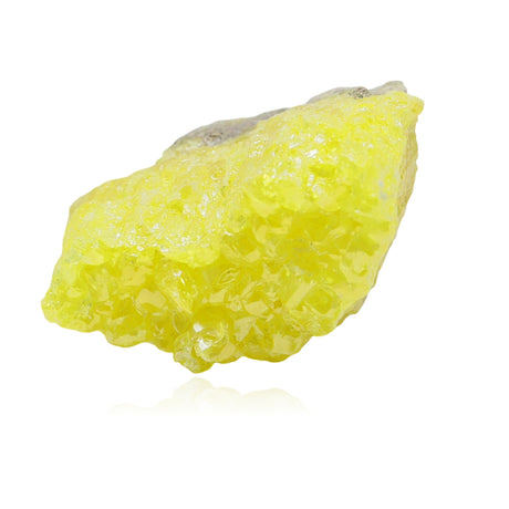 Stone - Specimen - Sulfur Cluster On Matrix