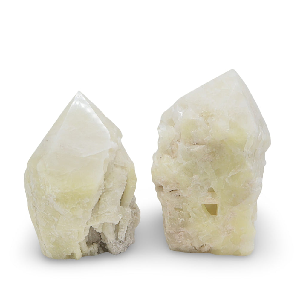 Stone - Specimen - Sulfur Cut Base, Polished Point Tower