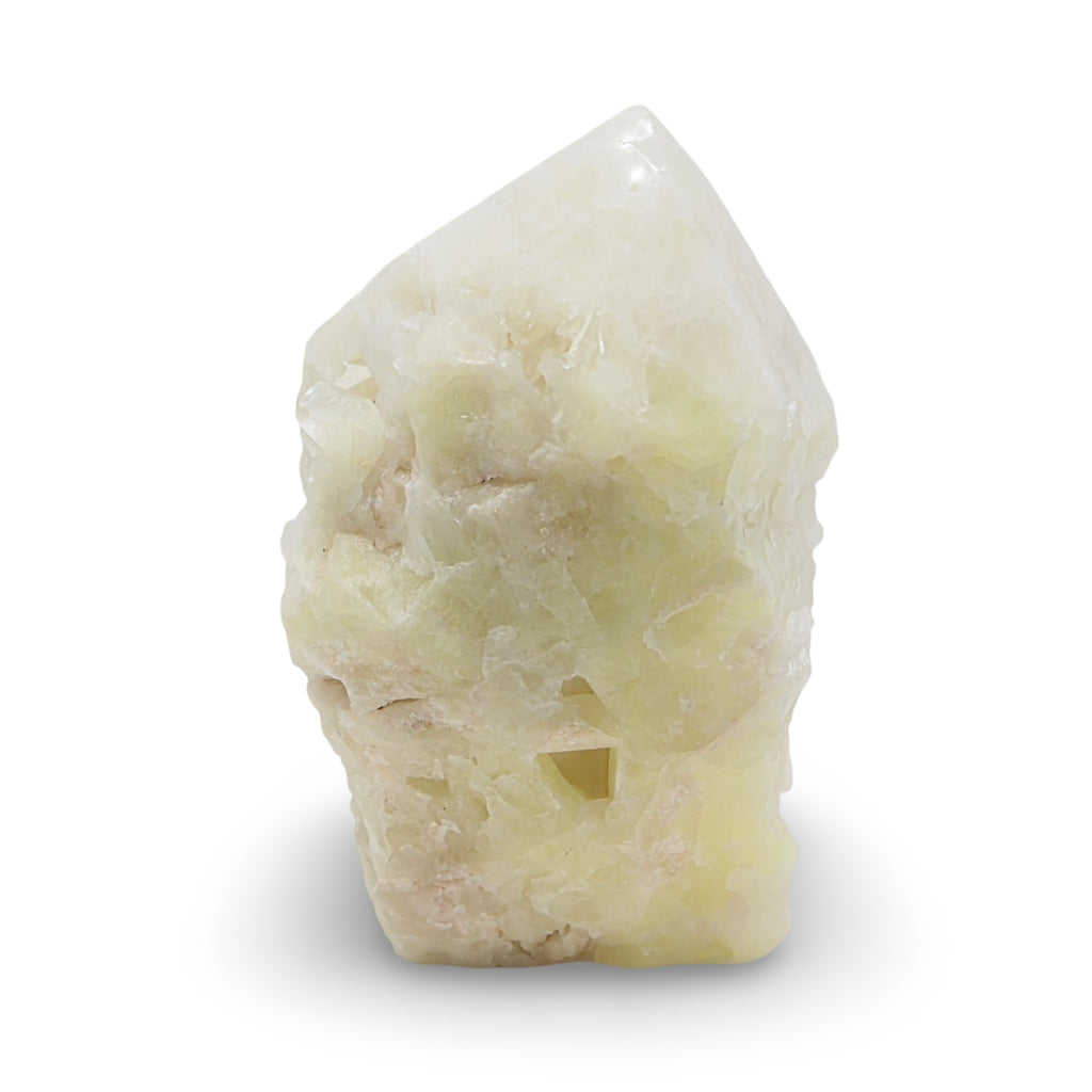 Stone - Specimen - Sulfur Cut Base, Polished Point Tower Specimen 2: 677g