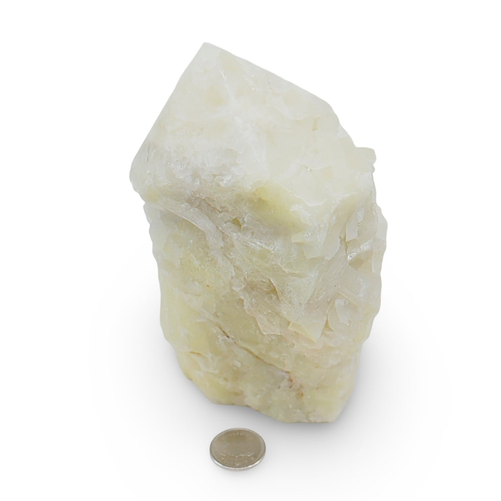 Stone - Specimen - Sulfur Cut Base, Polished Point Tower