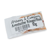 Stone - Tumbled Chips - Red Aventurine - 2 to 4mm 10 g