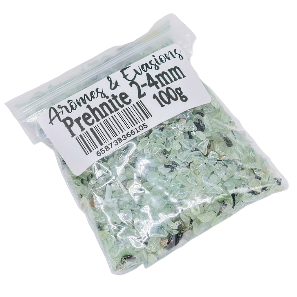 Stone - Tumbled Chips - Prehnite - 2mm to 4mm 100 g