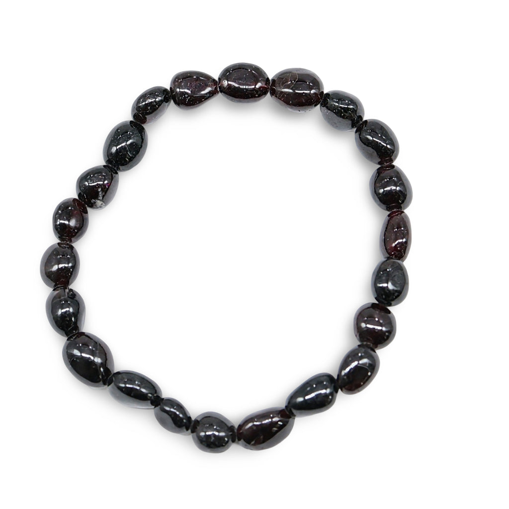 Bracelet - Garnet - Natural Shape Stone