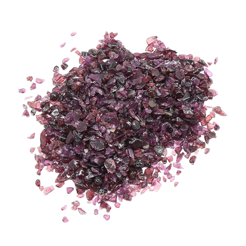 Stone - Tumbled Chips - Garnet - 2 to 3mm 500 g