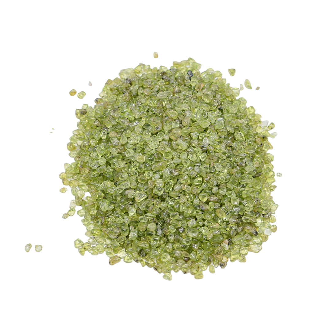 Stone - Tumbled Chips - Peridot - 3 to 5mm 500 g