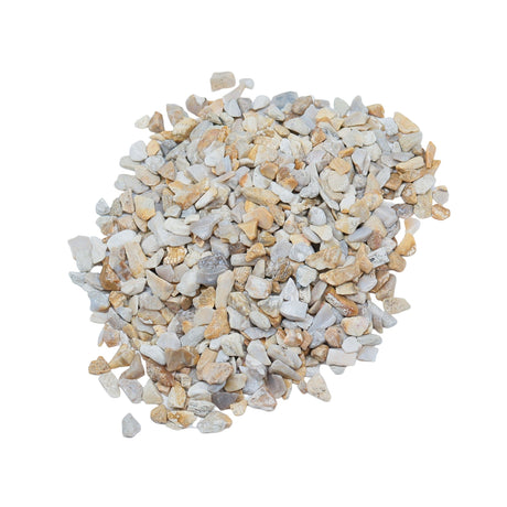 Stone - Rough Chips - Fossil Coral - 6 to 8mm 500 g