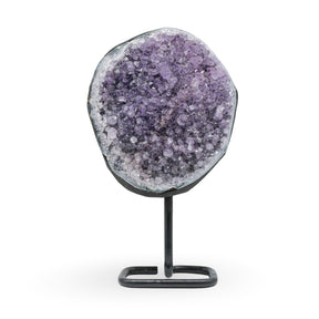 Cluster - Druzy on Metal Stand - Amethyst - 1120g