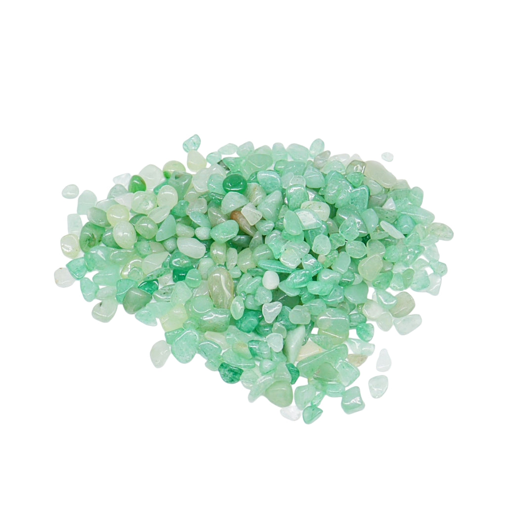 Stone - Tumbled Chips - Green Aventurine - 5 to 7mm 500 g