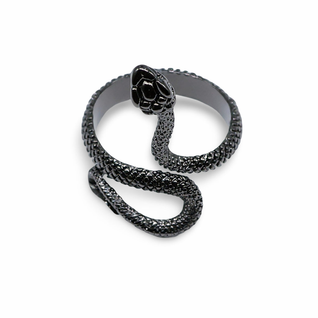 Ring - Black Snake - Adjustable