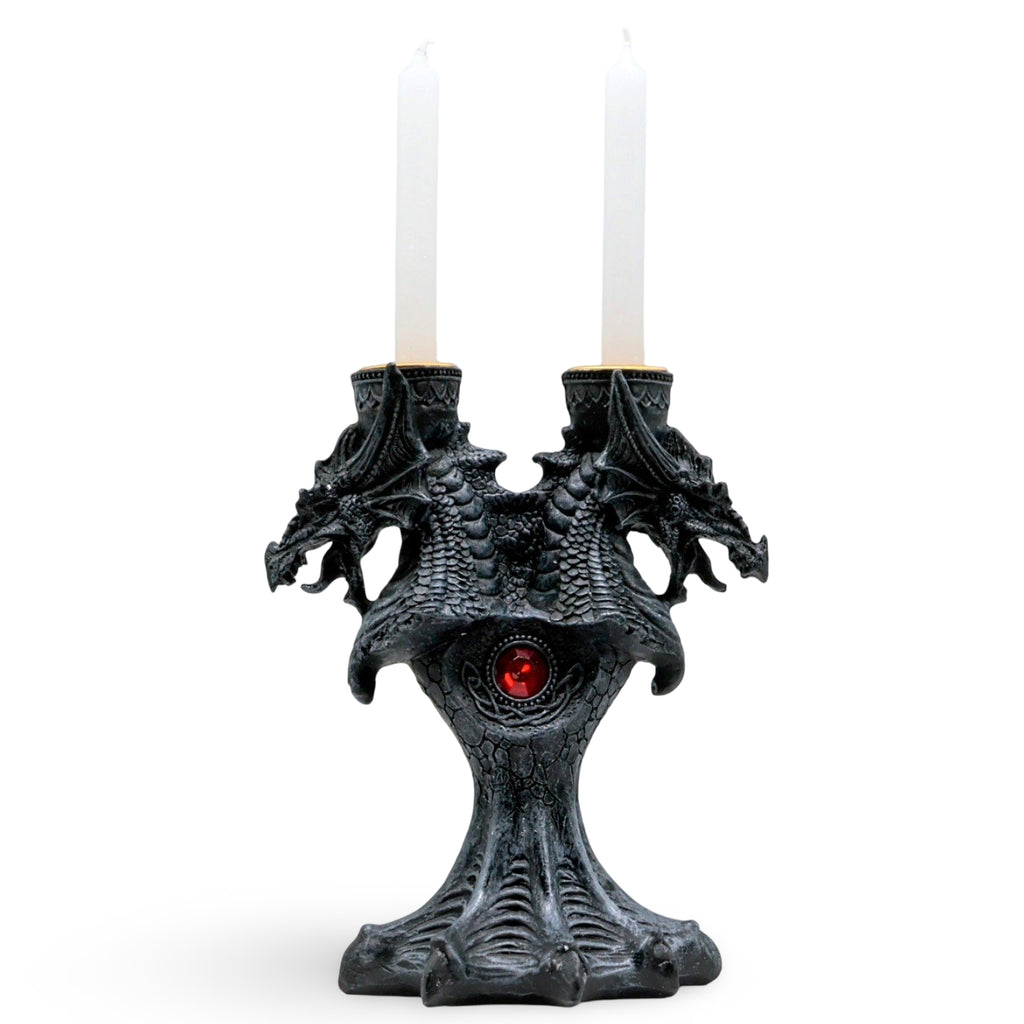 Candle Holder - Double Candle - Dragon