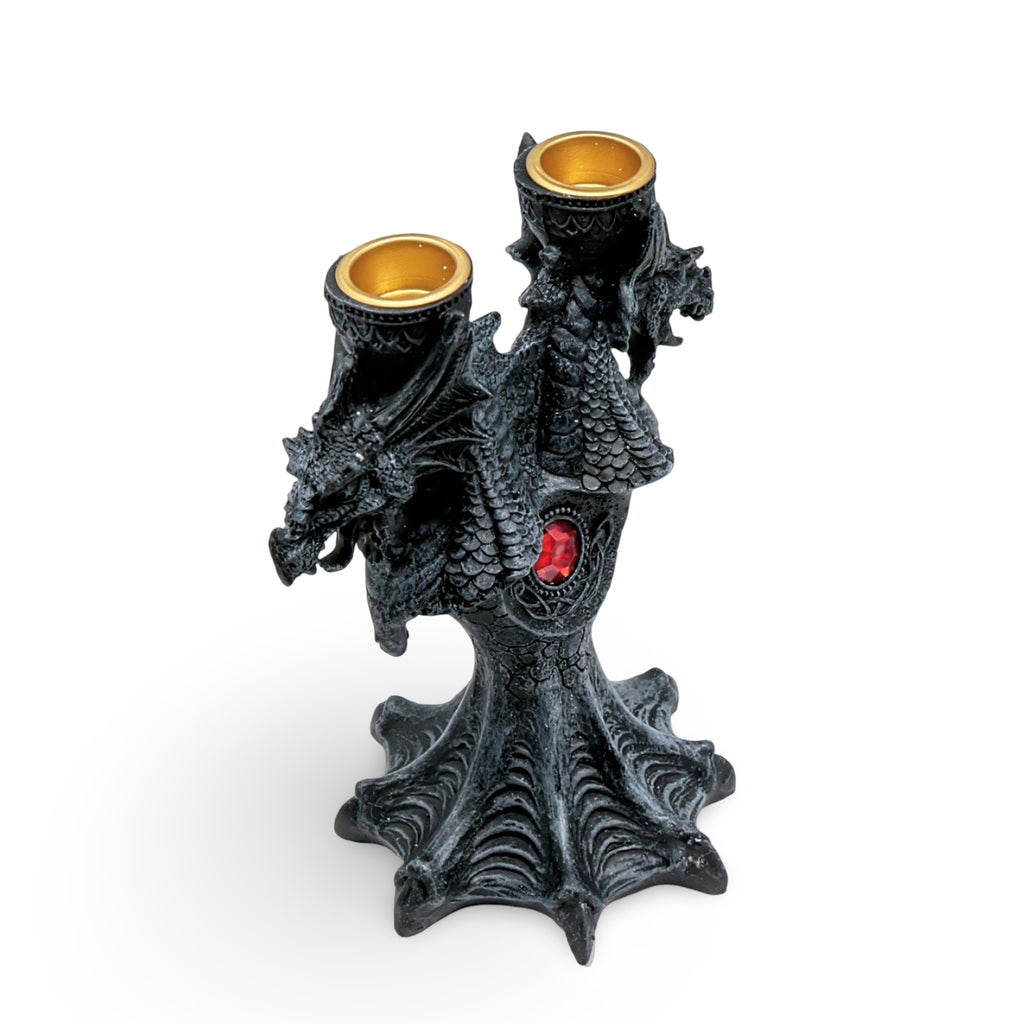 Candle Holder - Double Candle - Dragon