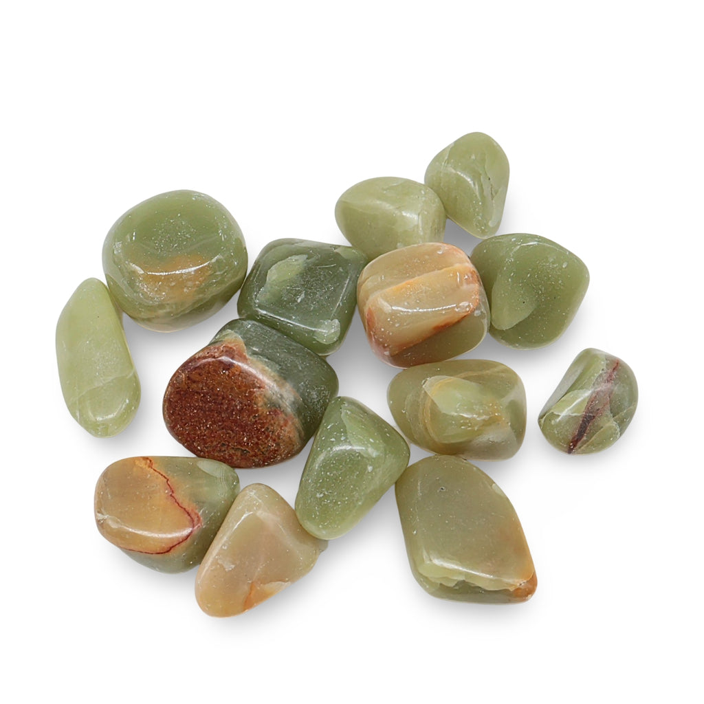 Stone - Green Aragonite - Tumbled