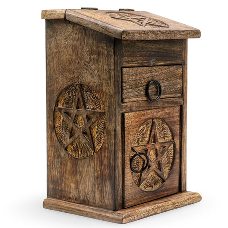 Home Decor - Wooden Storage Pentacle