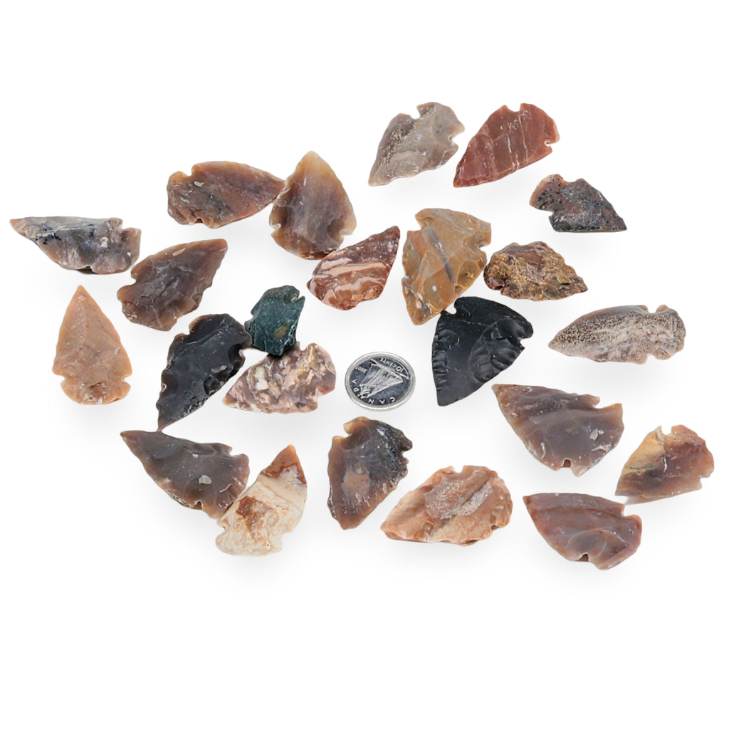 Stone - Arrowheads - Agate - Rough