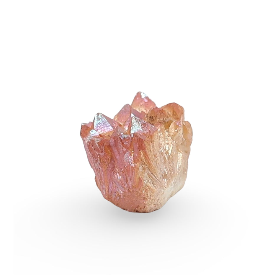 Cluster - Quartz Aura Champagne