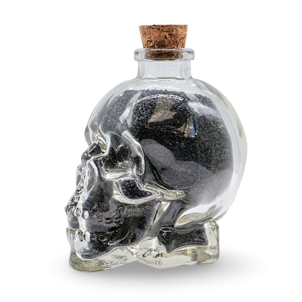 Wicca & Pagan - Purification Ritual - Black Sea Salt - Skull Special Edition