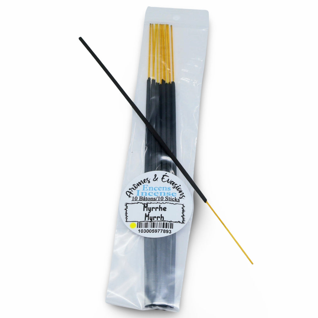 Incense Sticks - Myrrh - Pack of 10