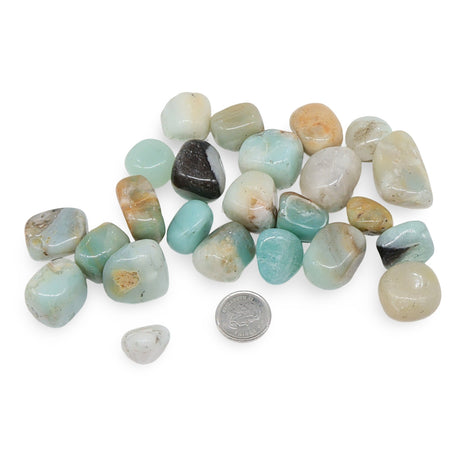 Stone - Flower Amazonite - Tumbled