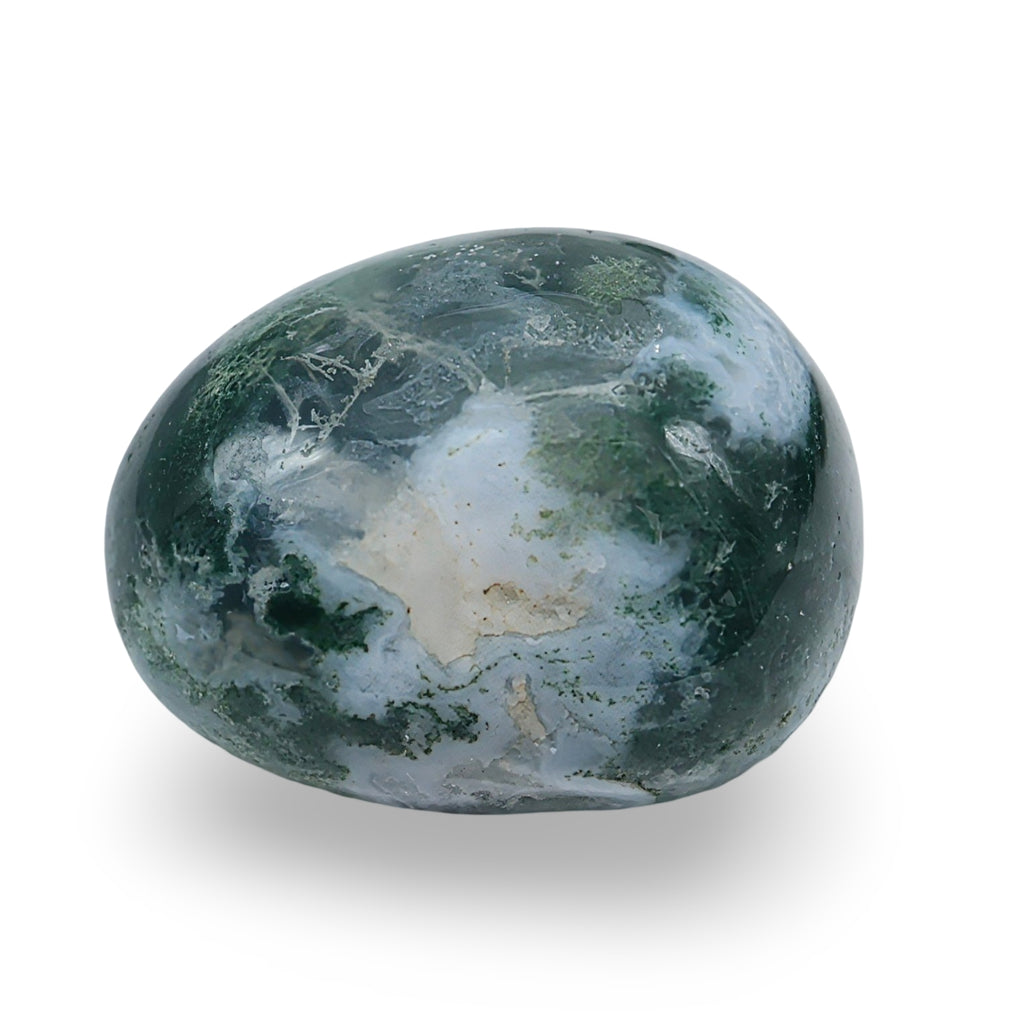 Stone - Brazilian Moss Agate - Tumbled - Arômes et Évasions