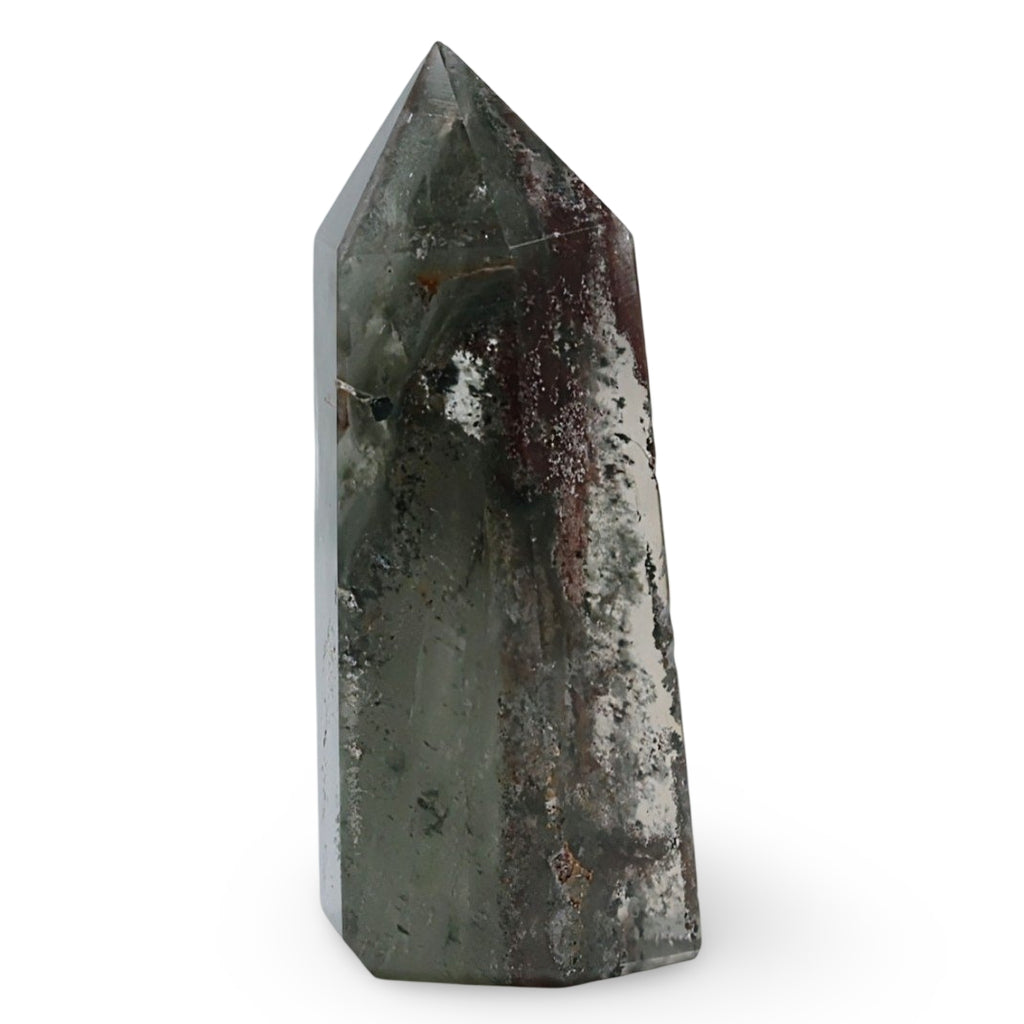 Obelisk - Green Phantom Quartz (Lodolite)