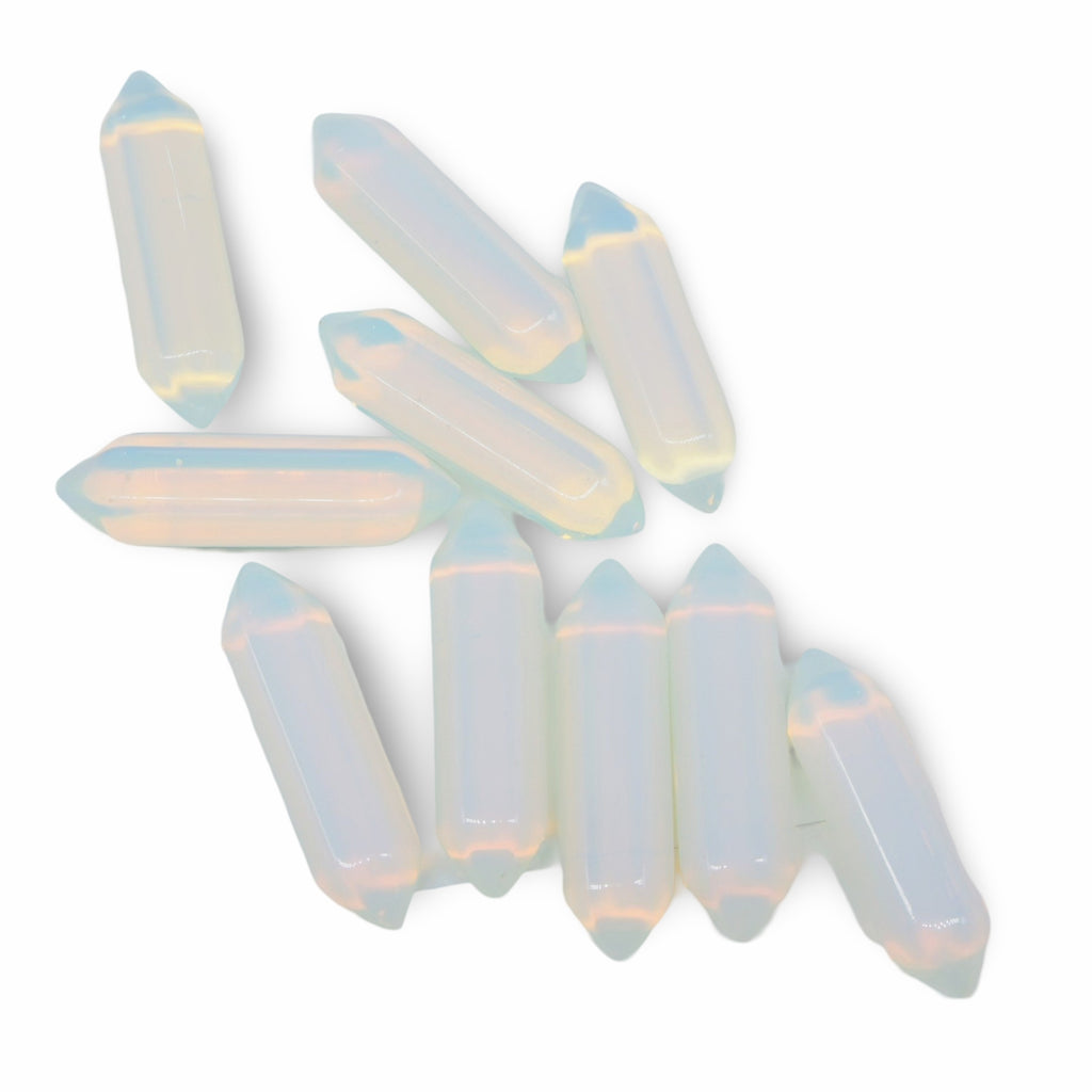 Stone - Opalite - Double Terminated Points - Tumbled