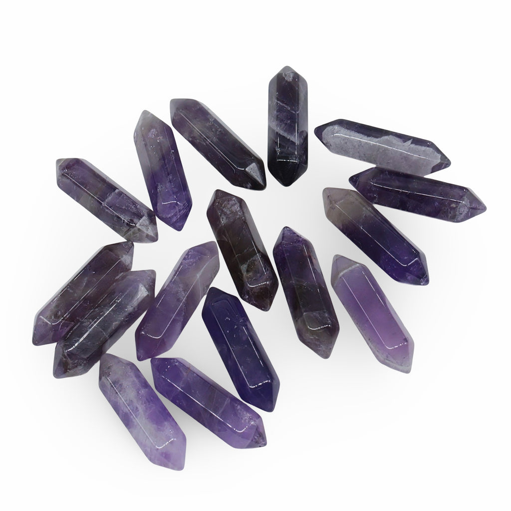 Stone - Amethyst - Double Terminated Points - Tumbled