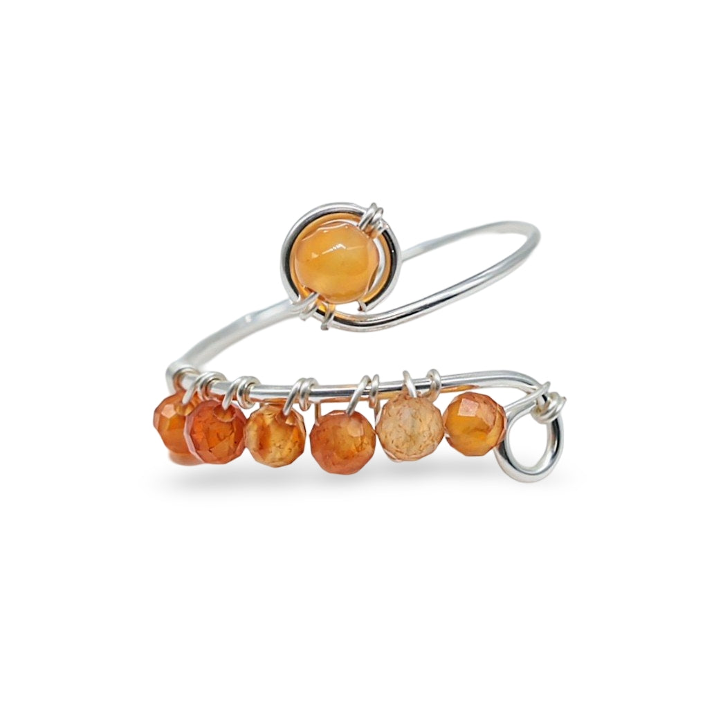 Ring - Gemstone - Adjustable Carnelian